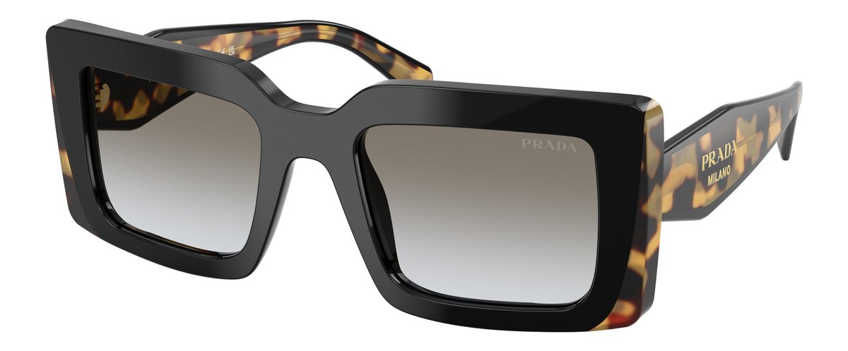 Prada PRD01S Nero/Tartarugato medio