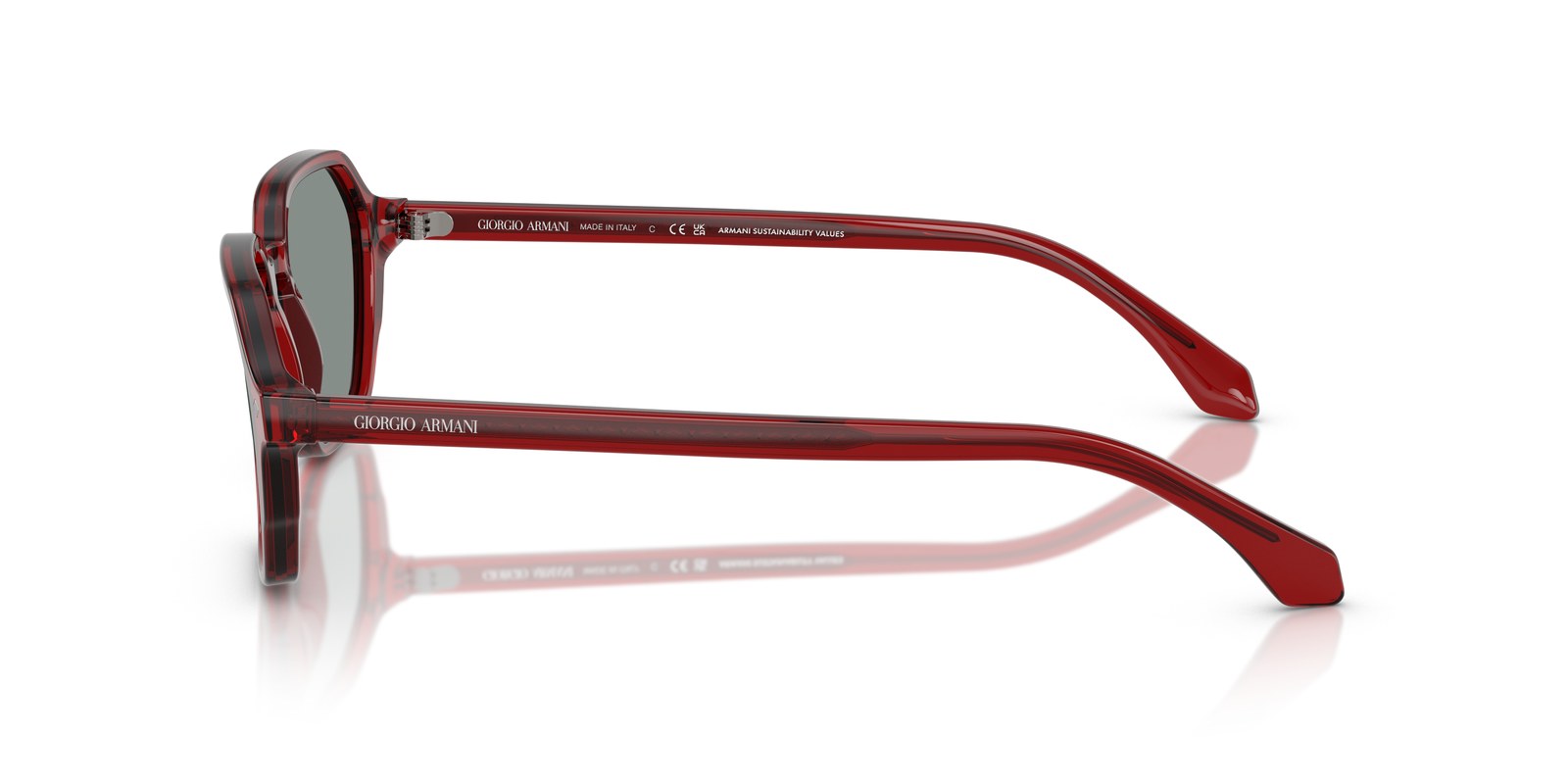 Giorgio Armani AR8220 Bordeaux Trasparente - Bordeaux Trasparente - Ottica Scarpati