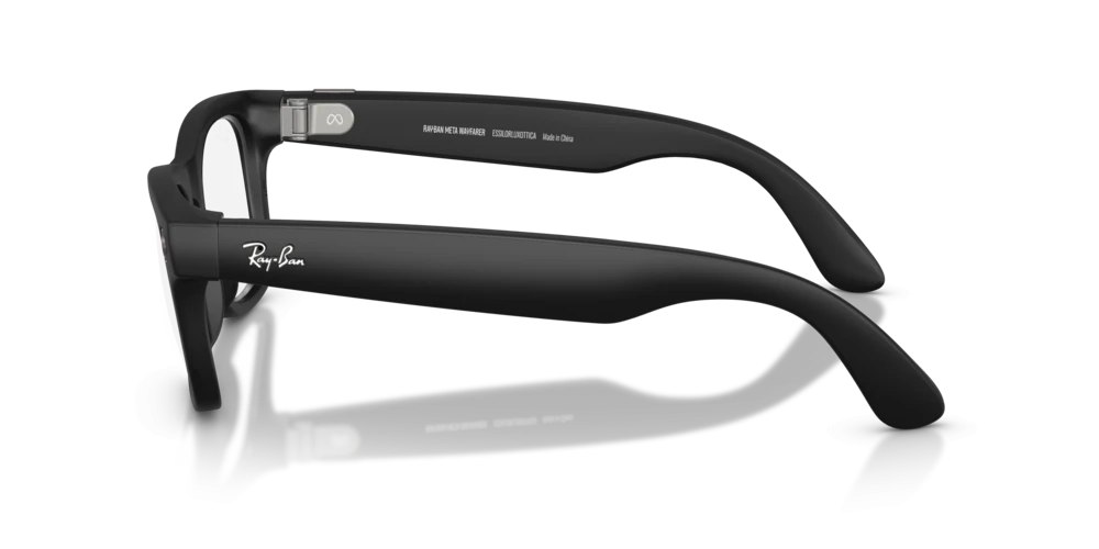 Ray-Ban Meta Wayfarer RW4012 Nero — Transitions Verde Grafite 4