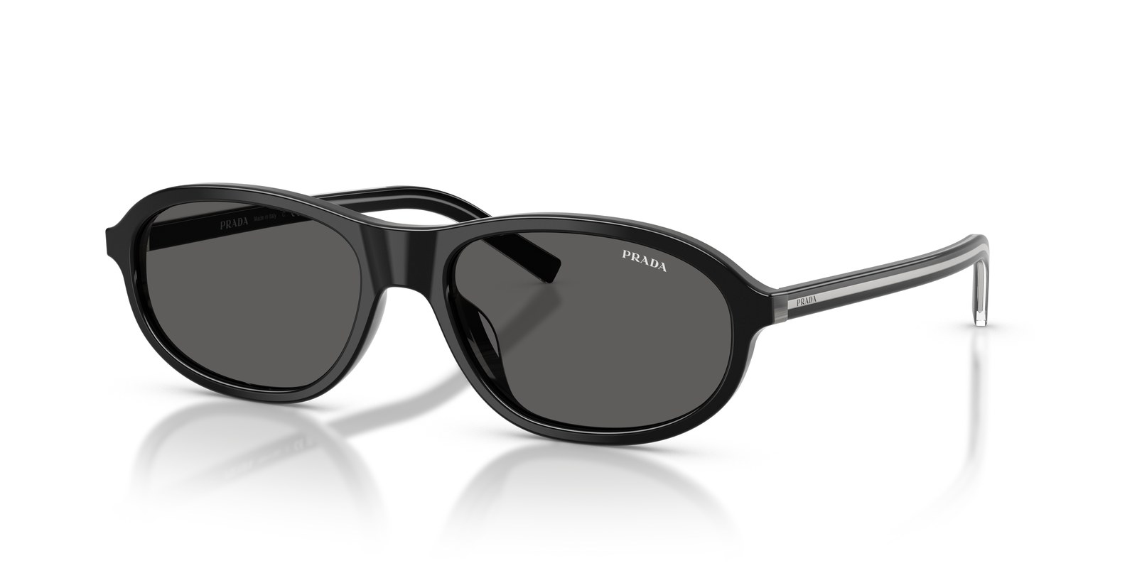 Prada PRD20SU Nero/Corno Basalto - Nero/Corno Basalto - Ottica Scarpati