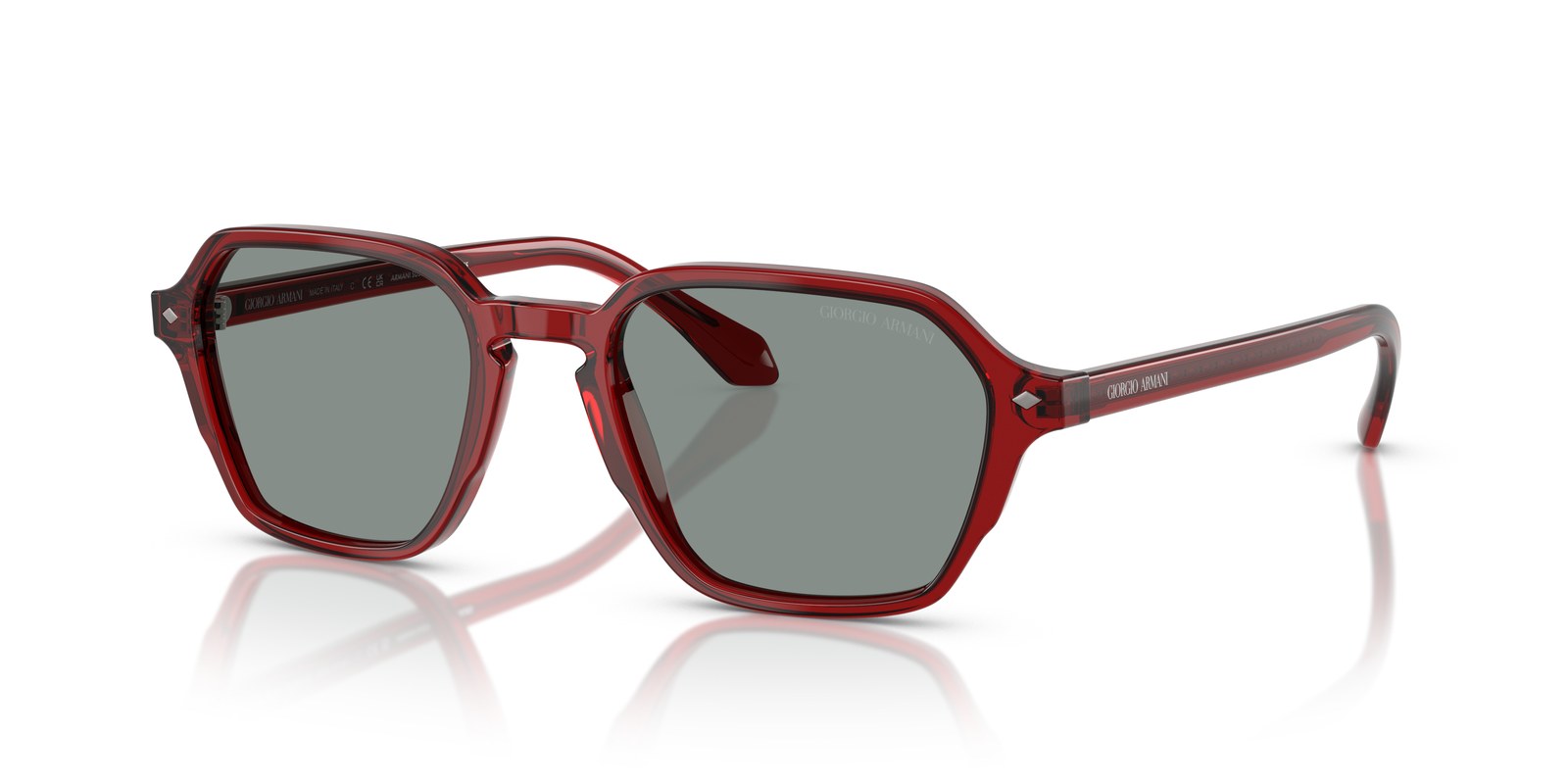 Giorgio Armani AR8220 Bordeaux Trasparente - Bordeaux Trasparente - Ottica Scarpati