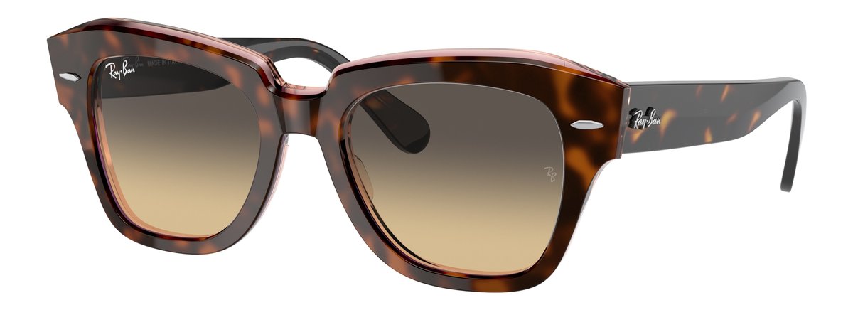 Ray-Ban RB2186 Havana su rosa trasparente