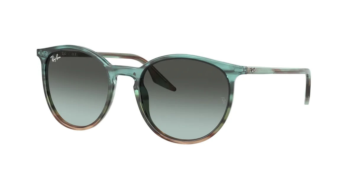 Ray-Ban RB2204 verde e blu a strisce lucido 1394GK