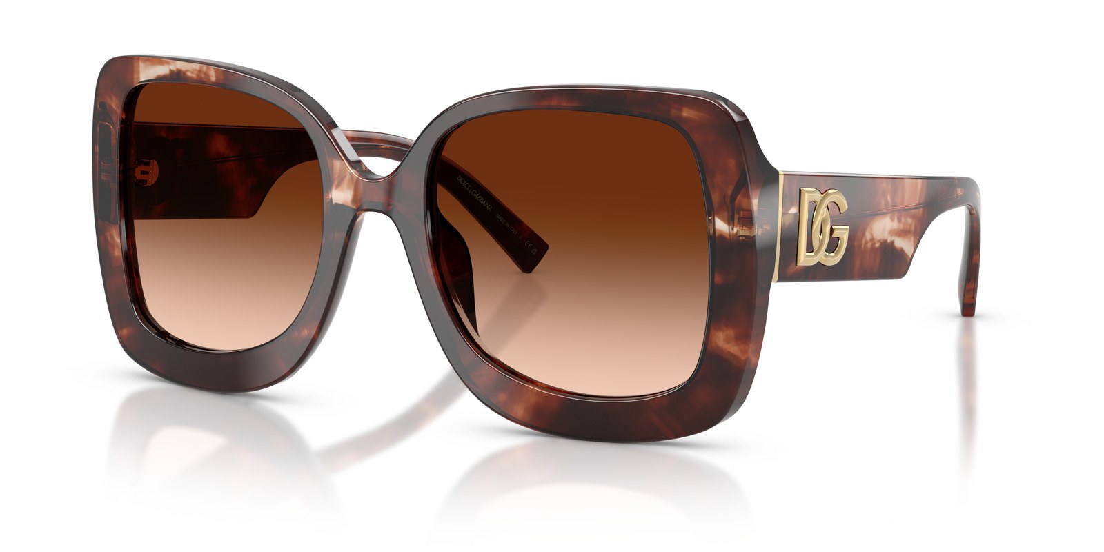Dolce & Gabbana DG Crossed DG4513 havana rosso scuro 322274