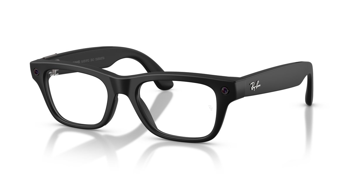 Ray-Ban Meta Wayfarer RW7001 Nero — Lente Demo (Cal. 54) 6