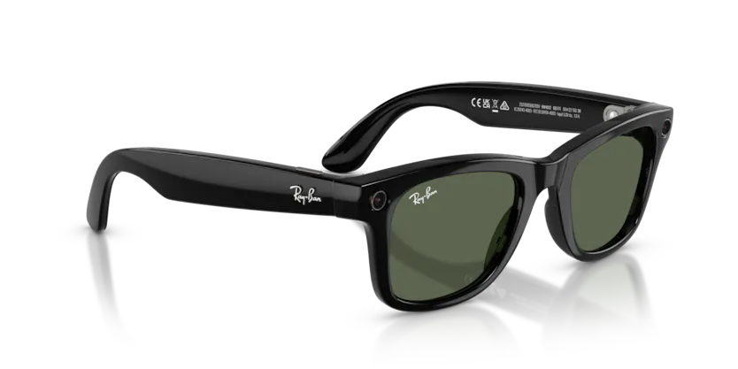 Ray-Ban Meta Wayfarer RW4012 Nero — G-15 Verde (Cal. 53) 5