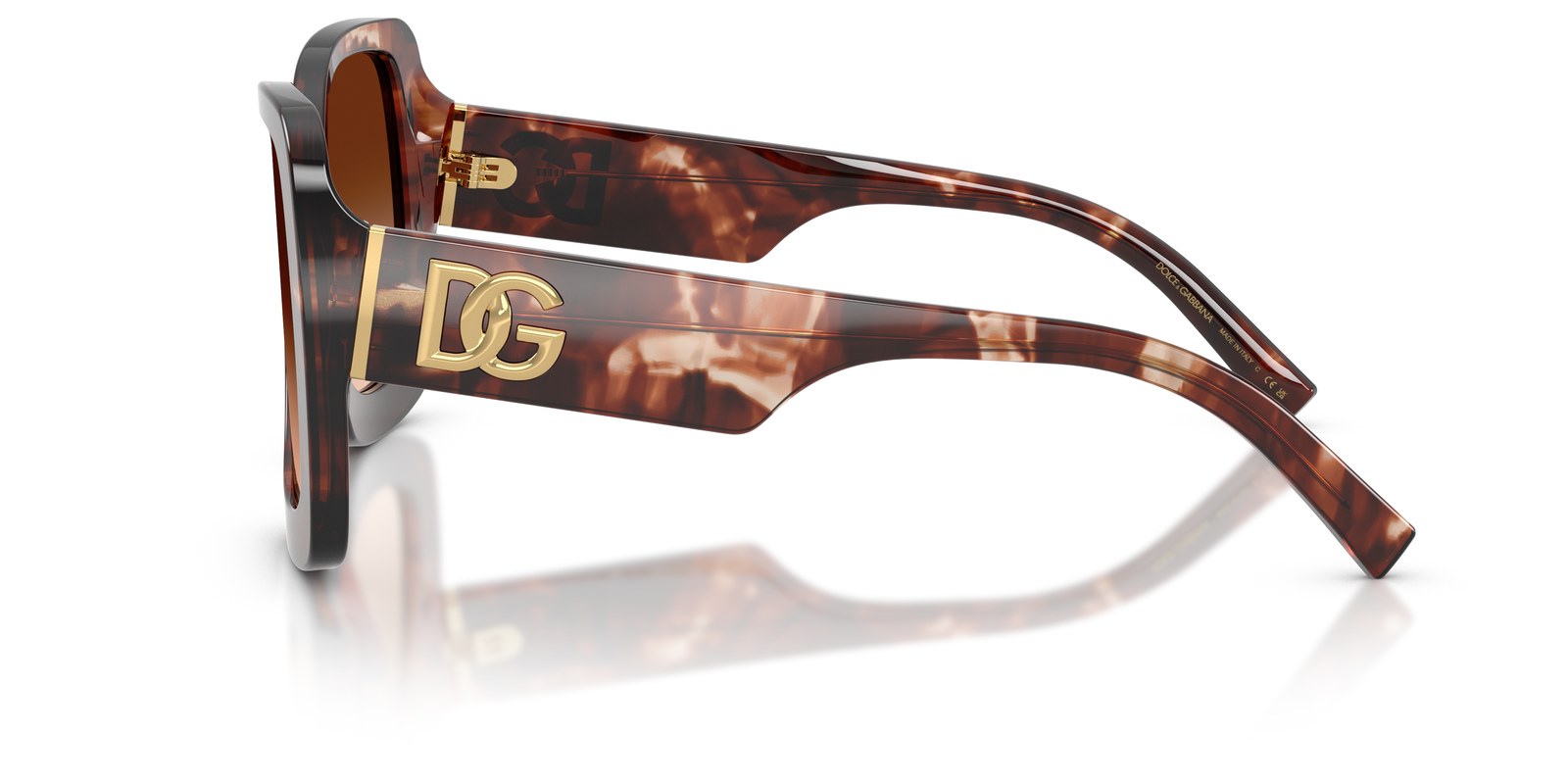 Dolce & Gabbana DG Crossed DG4513 havana rosso scuro 322274