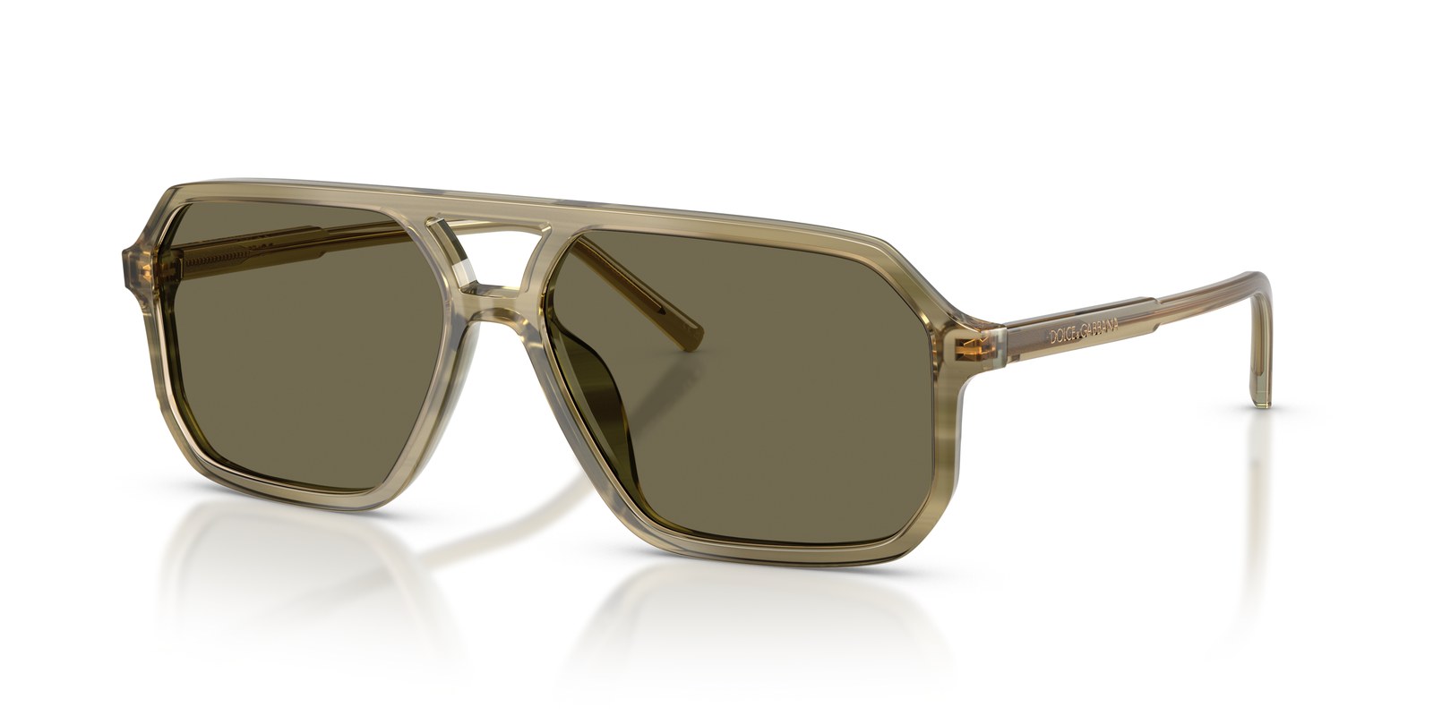 Dolce & Gabbana DG4541 Verde su Verde Striato - Verde su Verde Striato - Ottica Scarpati