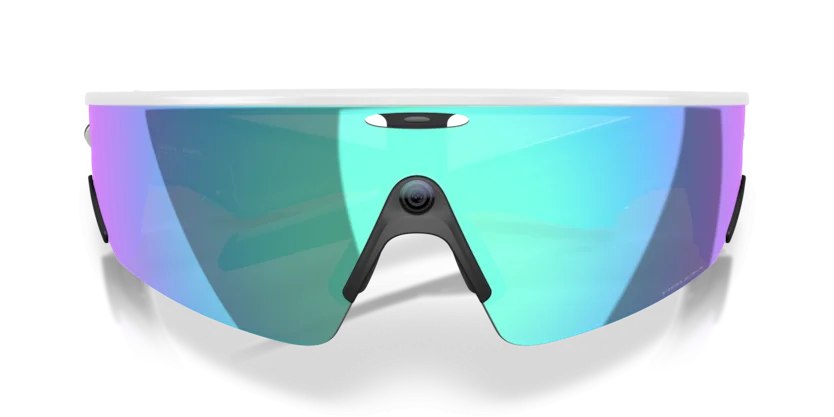 Oakley Meta Vanguard OW8001 Bianco — Prizm Sapphire 6