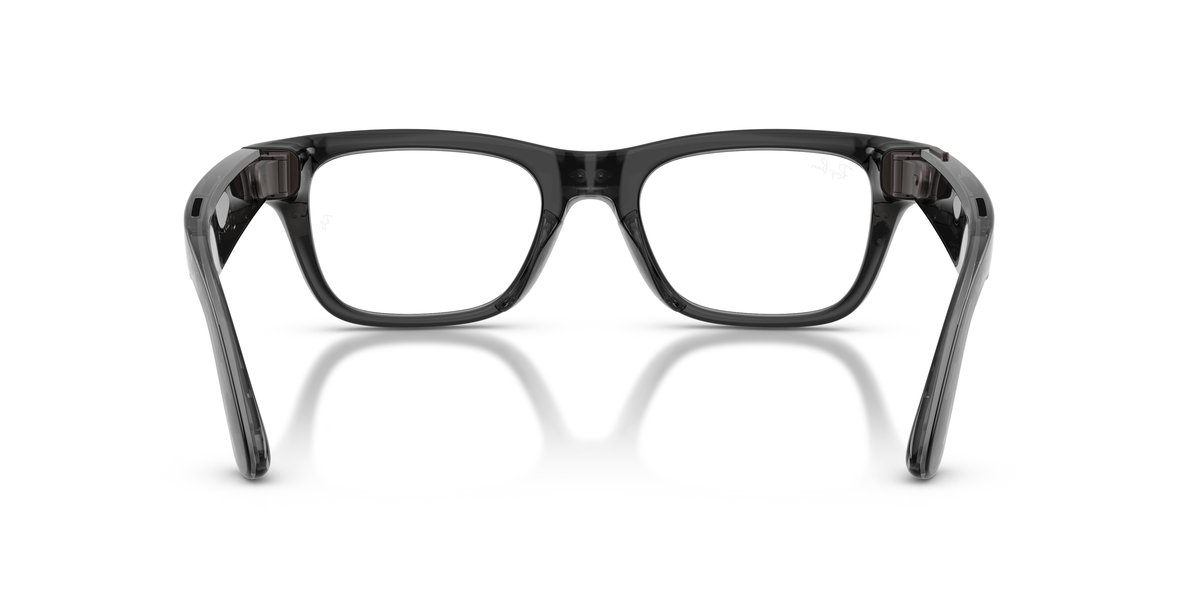 Ray-Ban Meta Wayfarer RW7001 Nero Trasparente — Lente Demo 2