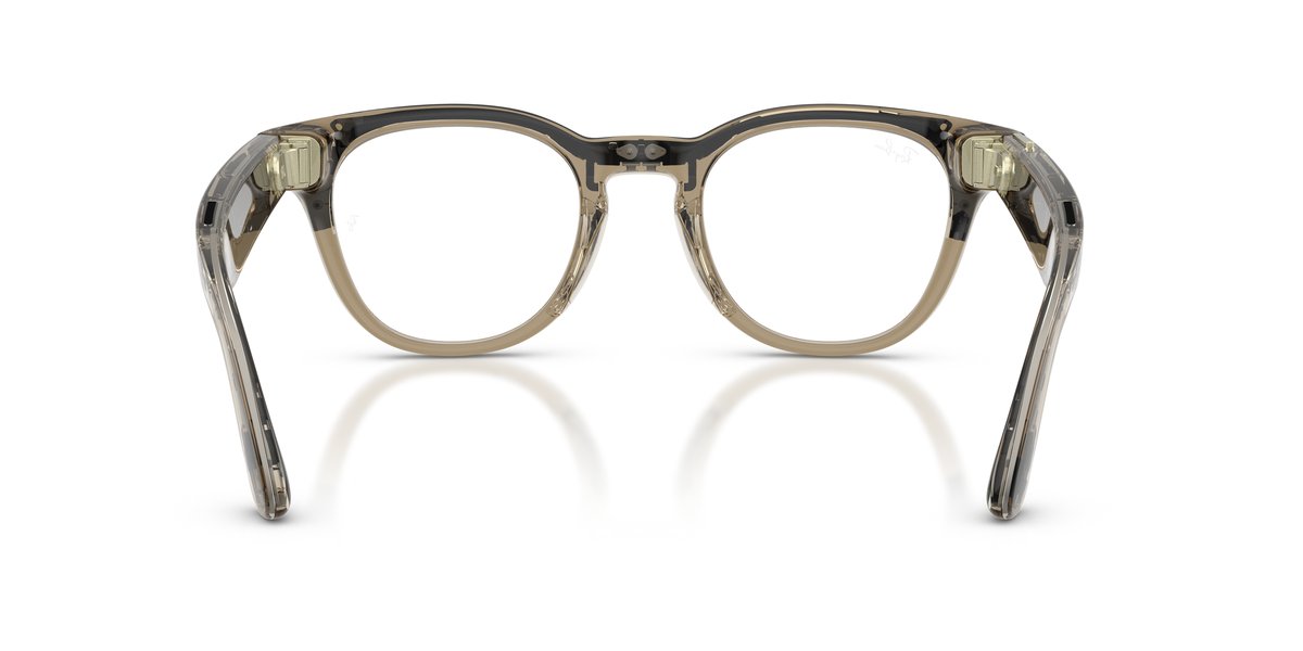 Ray-Ban Meta RW7002 Beige Tortora Trasparente — Lente Demo 2
