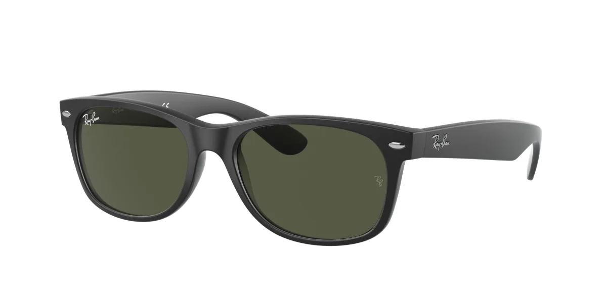 Ray-Ban New Wayfarer RB2132 gomma nera 622