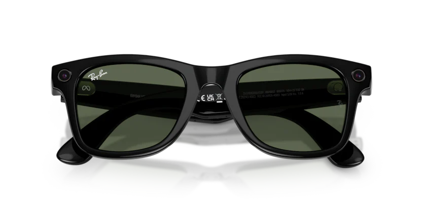 Ray-Ban Meta Wayfarer RW4012 Nero — G-15 Verde (Cal. 50) 6