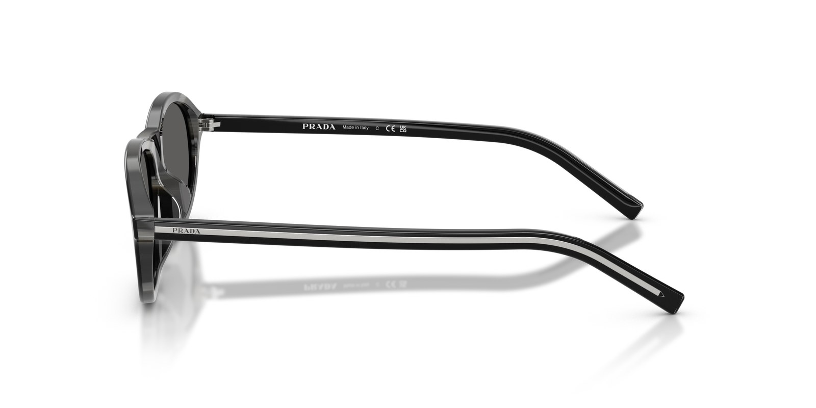 Prada PRD20SU Nero/Corno Basalto - Nero/Corno Basalto - Ottica Scarpati